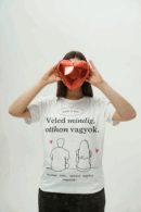 "Veled mindig otthon vagyok" póló saját névvel
