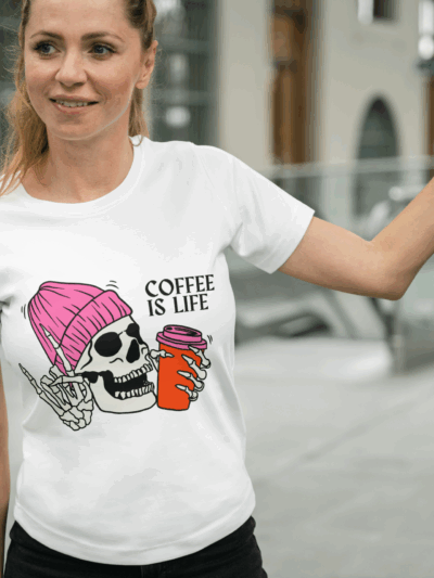 COFFEE IS LIFE póló