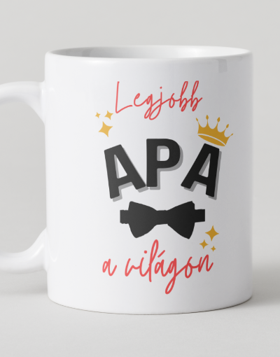 "Legjobb Apa a világon" bögre